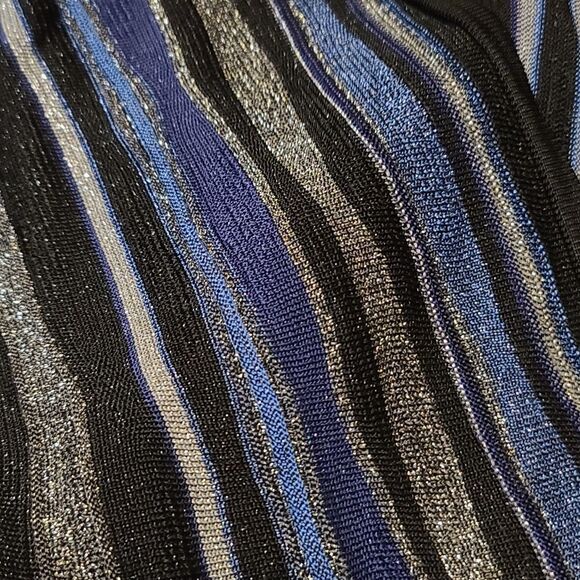Laundry by Shelli Segal Metallic Knit Dress Small - Picture 6 of 6